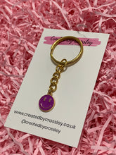 Load image into Gallery viewer, Smiley Colourful Charm Keyring