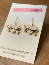 Load image into Gallery viewer, Colourful Love Heart Charm Earrings