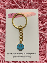 Load image into Gallery viewer, Smiley Colourful Charm Keyring