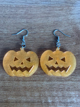 Load image into Gallery viewer, Orange Pumpkin Earrings