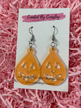 Load image into Gallery viewer, Pumpkin Teardrop Earrings