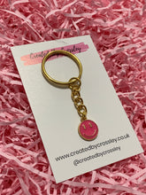 Load image into Gallery viewer, Smiley Colourful Charm Keyring