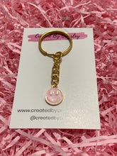 Load image into Gallery viewer, Smiley Colourful Charm Keyring