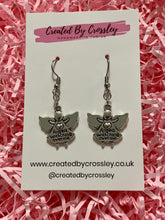 Load image into Gallery viewer, Detailed Angel Charm Earrings