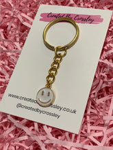 Load image into Gallery viewer, Smiley Colourful Charm Keyring
