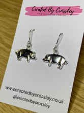 Load image into Gallery viewer, Pig Charm Earrings