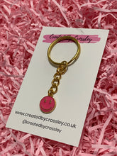 Load image into Gallery viewer, Smiley Colourful Charm Keyring