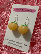 Load image into Gallery viewer, Colourful Peach Charm Earrings