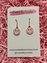 Load image into Gallery viewer, Smiley Colourful Charm Earrings