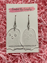 Load image into Gallery viewer, Sparkly Cute Ghost Earrings