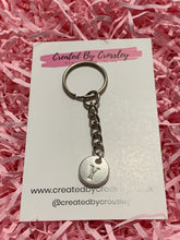 Load image into Gallery viewer, Silver Initial Keyring