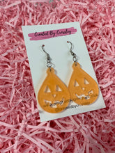 Load image into Gallery viewer, Pumpkin Teardrop Earrings