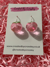 Load image into Gallery viewer, Colourful Peach Charm Earrings