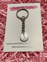 Load image into Gallery viewer, Silver Initial Keyring