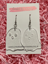 Load image into Gallery viewer, Sparkly Cute Ghost Earrings