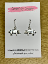 Load image into Gallery viewer, Pig Charm Earrings