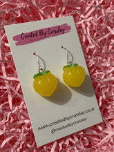 Load image into Gallery viewer, Colourful Peach Charm Earrings