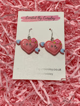 Load image into Gallery viewer, Valentines Smiley Heart Earrings