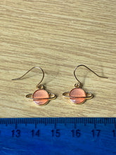 Load image into Gallery viewer, Colourful Space Planet Charm Earrings