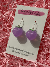 Load image into Gallery viewer, Colourful Peach Charm Earrings