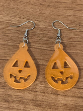 Load image into Gallery viewer, Pumpkin Teardrop Earrings