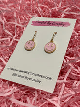Load image into Gallery viewer, Smiley Colourful Charm Earrings