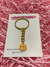Load image into Gallery viewer, Smiley Colourful Charm Keyring