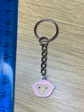 Load image into Gallery viewer, Pink Chimp Charm Keyring