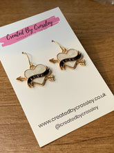 Load image into Gallery viewer, Colourful Love Heart Charm Earrings