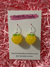 Load image into Gallery viewer, Colourful Peach Charm Earrings