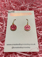 Load image into Gallery viewer, Smiley Colourful Charm Earrings
