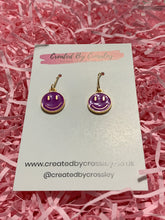 Load image into Gallery viewer, Smiley Colourful Charm Earrings