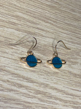 Load image into Gallery viewer, Colourful Space Planet Charm Earrings