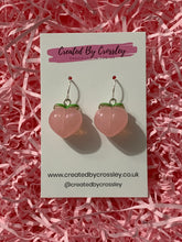 Load image into Gallery viewer, Colourful Peach Charm Earrings