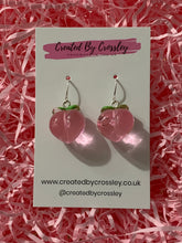Load image into Gallery viewer, Colourful Peach Charm Earrings