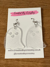 Load image into Gallery viewer, Sparkly Cute Ghost Earrings