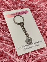 Load image into Gallery viewer, Silver Initial Keyring