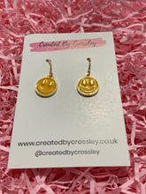Load image into Gallery viewer, Smiley Colourful Charm Earrings