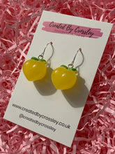 Load image into Gallery viewer, Colourful Peach Charm Earrings