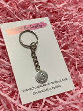 Load image into Gallery viewer, Silver Initial Keyring