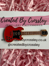 Load image into Gallery viewer, Red Guitar Pin Badge
