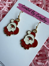 Load image into Gallery viewer, Santa Charm Earrings
