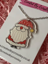 Load image into Gallery viewer, Santa Charm Necklace
