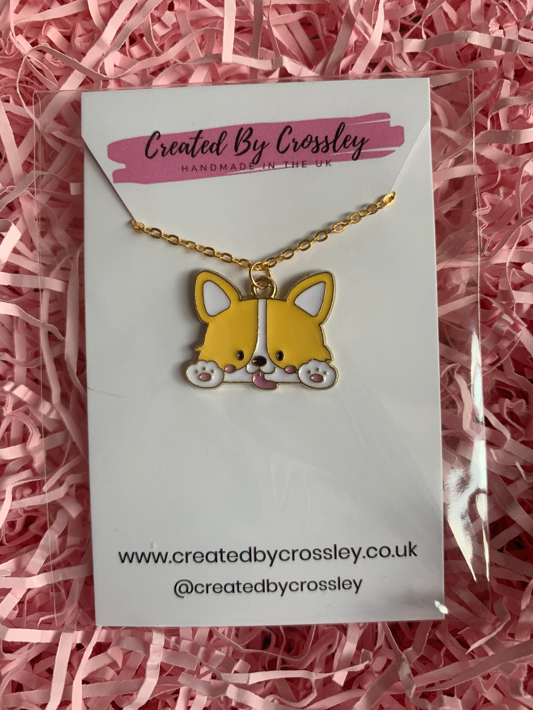 Corgi Charm Necklace