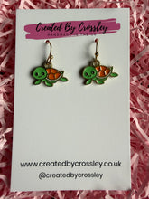 Load image into Gallery viewer, Turtle Charm Earrings
