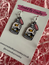 Load image into Gallery viewer, Cat Jar Charm Earrings
