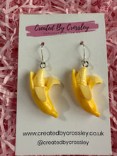Load image into Gallery viewer, Banana Charm Earrings
