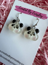 Load image into Gallery viewer, Panda Bear Charm Earrings

