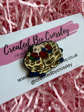 Load image into Gallery viewer, Waffles Cat Pin Badge
