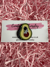 Load image into Gallery viewer, Space Avocado Pin Badge
